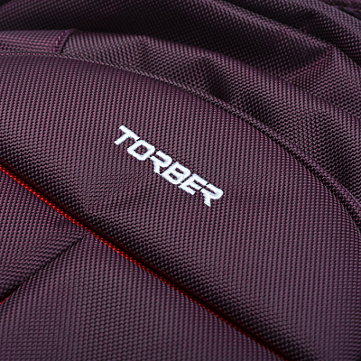 Рюкзак TORBER FORGRAD с отделением для ноутбука 15", пурпурный, полиэстер, 46 х 32 x 13 см