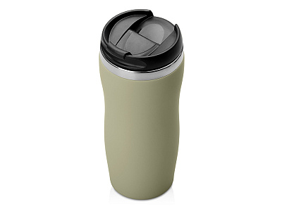 Термокружка Mony Steel soft-touch (Оливковый)