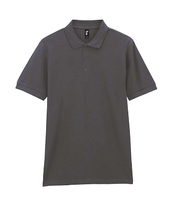 Футболка поло PREMIUM COTTON ADULT DOUBLE PIQUE, БЕЛЫЙ XL (Графитовый)