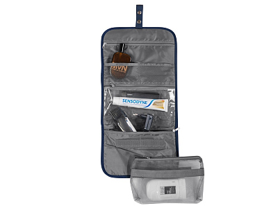 Несессер для путешествий со съемной косметичкой Flat