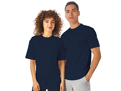 Футболка из френч терри Warsaw, унисекс (Тёмно-синий)