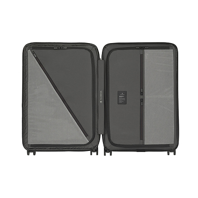 Чемодан VICTORINOX Airox Advanced, черный матовый, 100% поликарбонат Makrolon, 46x29x69 см, 75 л