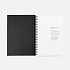 Ежедневник Notera Maxi, недатированный, черный - Фото 7
