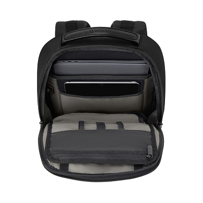Рюкзак VICTORINOX Altmont Professional City Laptop Backpack 14", чёрный, полиэфирная ткань, 27x15x40 см,14 л