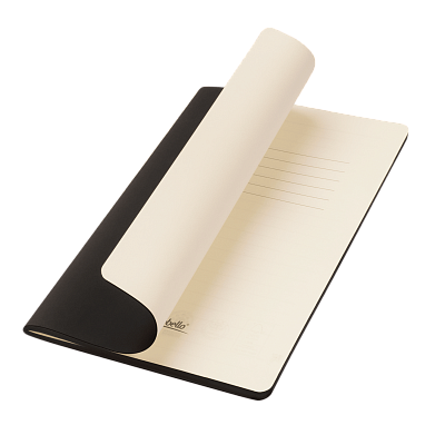 Блокнот Alpha slim, коричневый (Черный, бежевый)