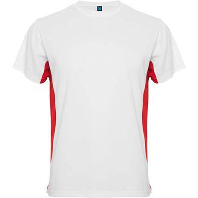 Спортивная футболка TOKYO мужская, БЕЛЫЙ/КРАСНЫЙ 2XL (Белый/красный)