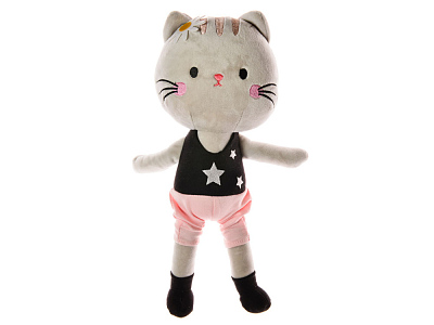 Игрушка мягкая  Серый кот