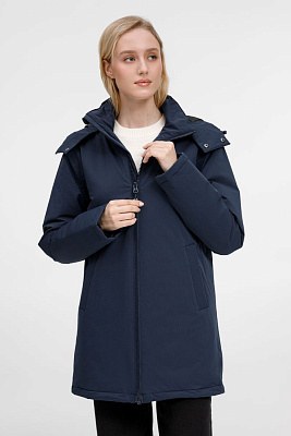 Куртка-парка унисекс Sfera, темно-синяя (Тёмно-синий)