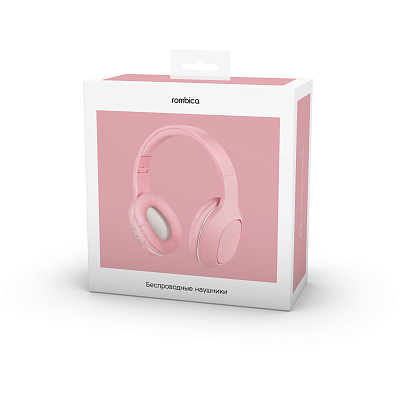 Наушники беспроводные Rombica Mysound BH-04, розовый