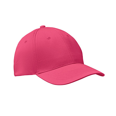 6 panels baseball cap (Фуксия)
