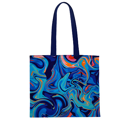 Сумка для покупок Слинг с полноцветной печатью, длина ручек 70 см