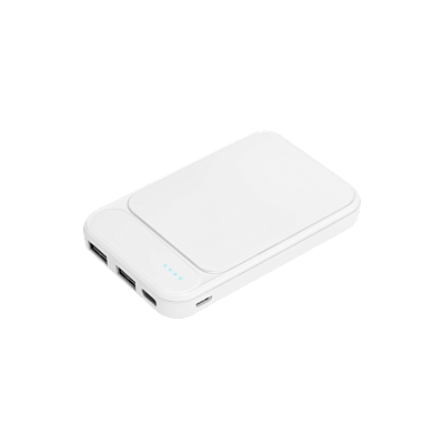 Внешний аккумулятор с подсветкой Старлайт PB (Starlight PB) 5000 mAh  (Белый)