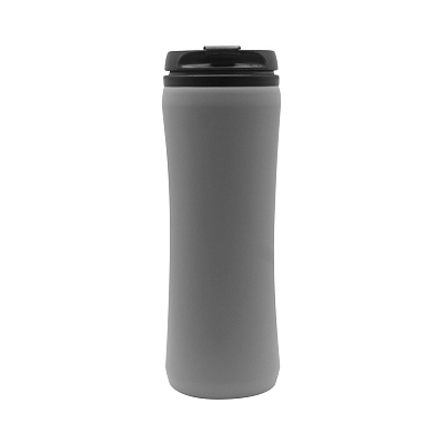 Термокружка Miora софт-тач, серый