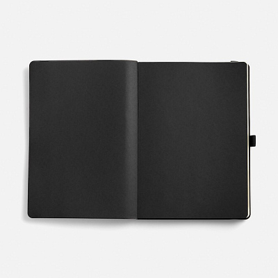 Ежедневник Peel Flex, недатированный, черный