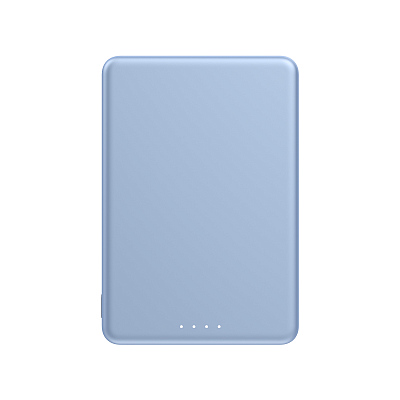 Беспроводной магнитный ПЗУ Xiaomi Super Slim Magnetic Power Bank 5000, голубой
