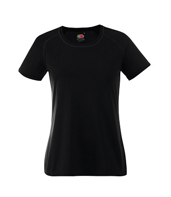 Футболка женская FOTL SS Performance T Lady (Чёрный)