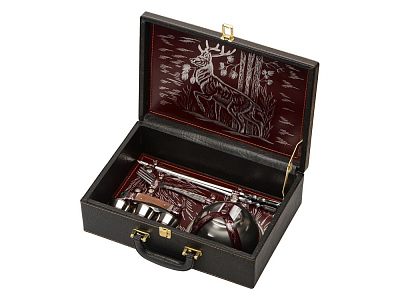 Набор Подарочный (Темно-коричневый/бордовый)