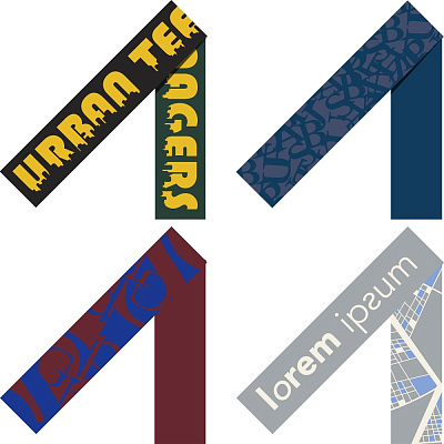 Шарф на заказ Tricksy Classic Net L полушерсть