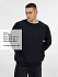 Свитшот унисекс Avenu, черный - Фото 8