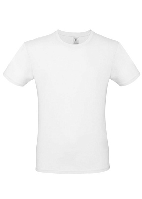 Футболка мужская E150, зеленая (Белый)