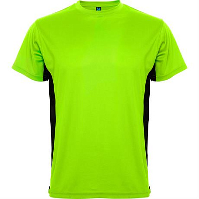Спортивная футболка TOKYO мужская, ЛАЙМОВЫЙ/ЧЕРНЫЙ 2XL (Лаймовый/черный)
