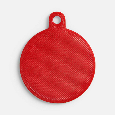 Подвеска Round, 3D-печать, красная (Красный)