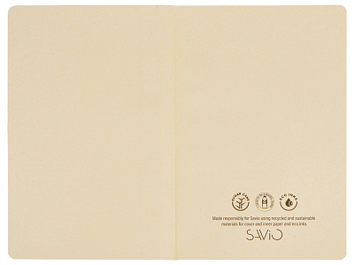 Блокнот А5 из переработанного тростника и RPET Adiantum