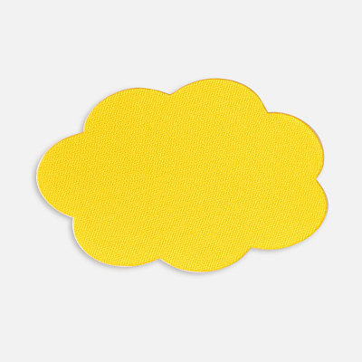 Наклейка тканевая Lunga Calum, L, желтая (Желтый)