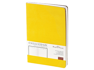 Ежедневник недатированный А5 Megapolis Velvet Flex (Желтый)
