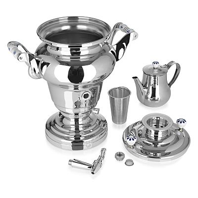 Самовар BEEM модель Soraya, 10 литров, серебристый