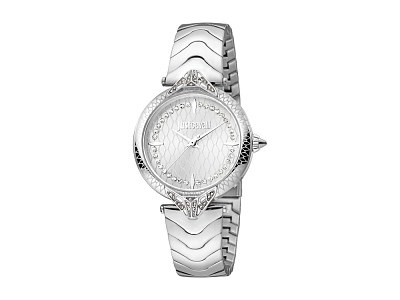 Наручные часы, женские (Корпус- стальной, циферблат- стальной, крепление- стальной)