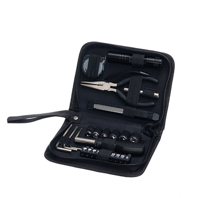 Набор инструментов Stinger, 25 инструментов, в нейлоновом чехле, 172х125х42 мм, чёрный (Черный)