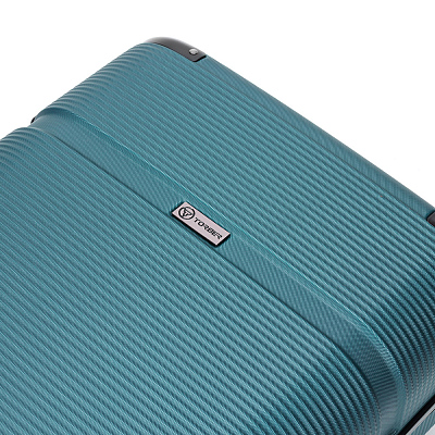 Чемодан TORBER Onego, зелёный, ABS-пластик, 69,5 х 46 х 26 см, 69 л