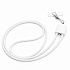 Кабель - ланьярд МультиЛинк 66 Вт, белый - Фото 3