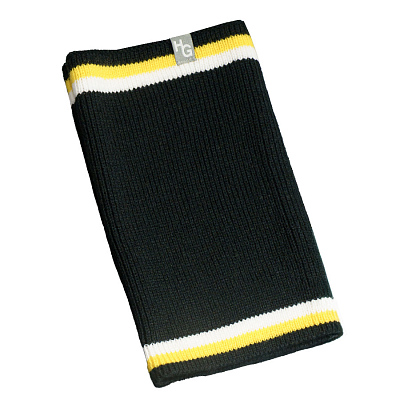 Образец вязанный снуд CUSTOM MERCH, 100% аркил (Черный, желтый)