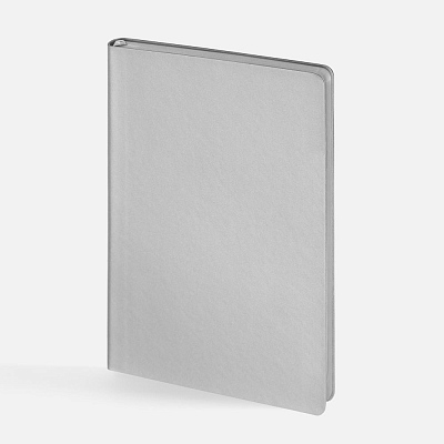 Блокнот Flex Shall ver.2  (Серебристый)