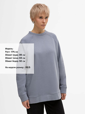 Свитшот унисекс S1, серый