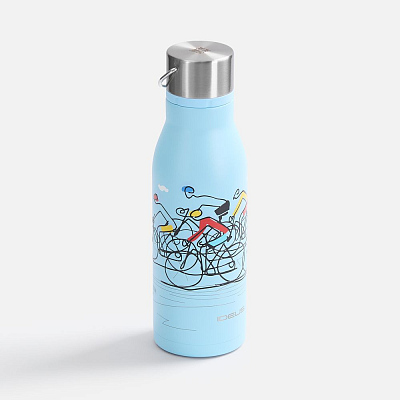 Термобутылка Tabenodo, голубая