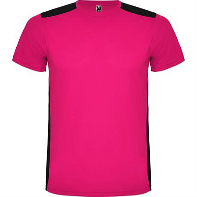 Спортивная футболка DETROIT мужская, ФУКСИЯ/ЧЕРНЫЙ S (Фуксия/черный)