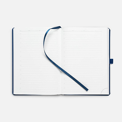 Ежедневник Favor Metal, недатированный, синий