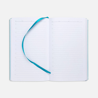 Ежедневник Nova Round, недатированный, бирюзовый