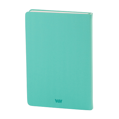 Ежедневник недатированный "Милан", А5, покрытие soft touch, мятный