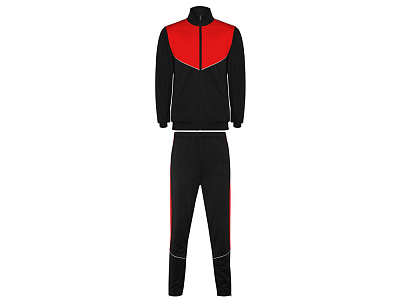 Спортивный костюм Evans, мужской (Черный/красный)