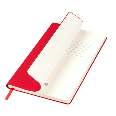 Ежедневник Спарк (Spark) недатированный, красный (без упаковки, без стикера) (Красный, бежевый)