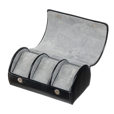 Шкатулка для часов Jardin D'Ete, цвет черный, 18,8 х 11,3 х 8,6 см (Черный)