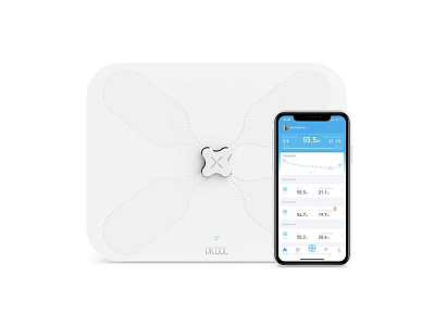 Умные весы с Wi-Fi S3 Lite (Белый)