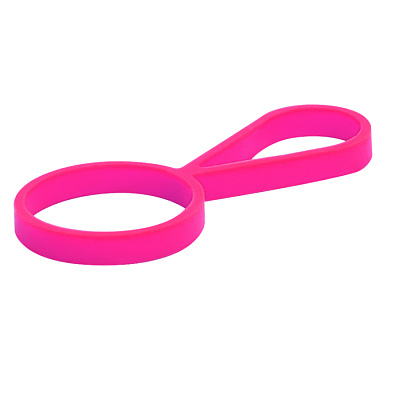 Кольцо-держатель силиконовое для термобутылки Olivia  (Розовый)