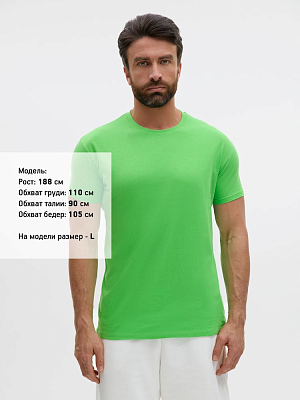 Футболка унисекс Regent 150, зеленый лайм