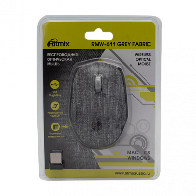 Мышь беспроводная RITMIX RMW-611, черный