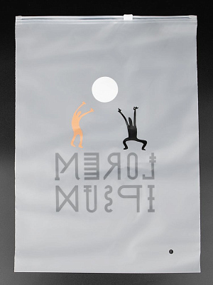 Пакет Zip Lock, L, белый